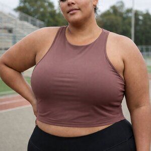 Women's Madewell Brown Tank Top Sports Bra Size XXL